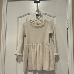 Cream GAP sweater dress size 2T